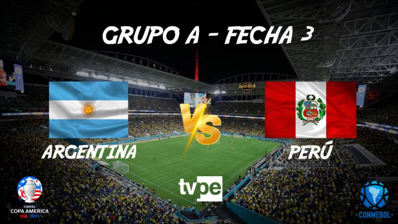 Argentina vs. Perú en Copa América