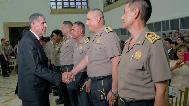 Ministro del Interior  nuevos generales PNP  criminalidad