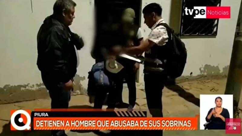 Piura sujeto abuso sexual sobrinas