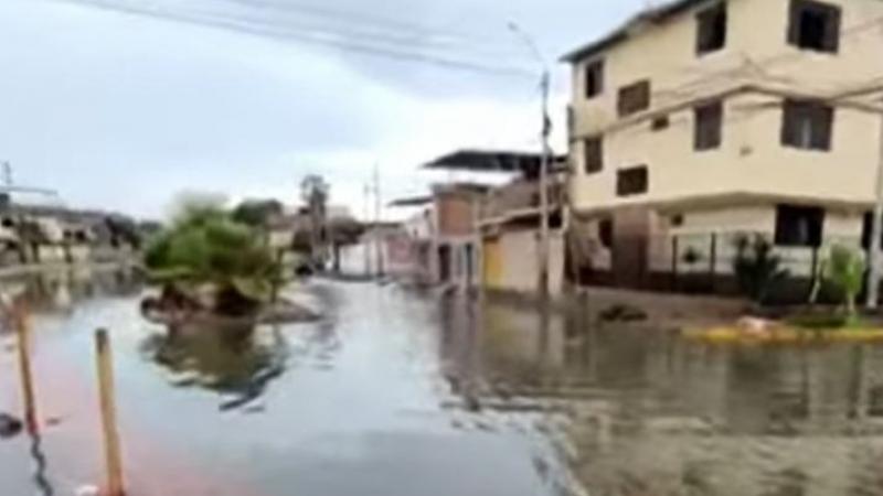 Piura: Intensas Precipitaciones Hacen Colapsar Desagüe En Varios ...