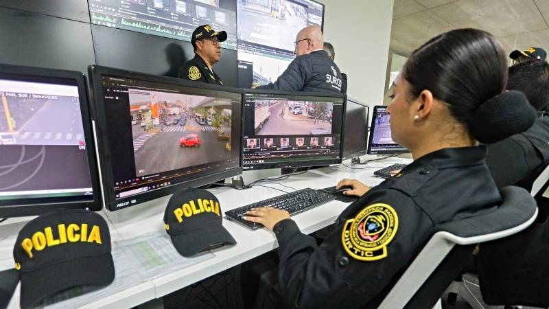 cámaras pnp surco seguridad criminalidad delincuencia robos
