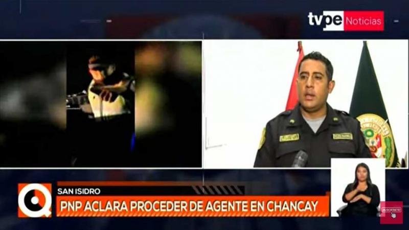 PNP aclara accionar de agente que apunta con AKM a conductor en Chancay