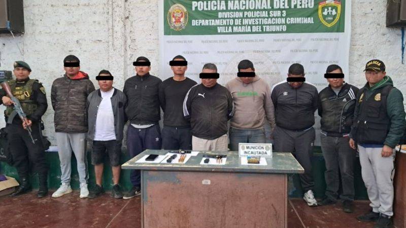 PNP acaba con extorsiones