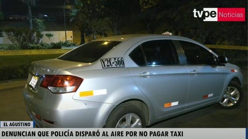 taxi disparado