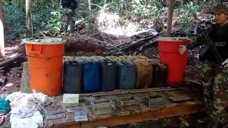 San Martín: PNP destruye cinco laboratorios de producción de droga