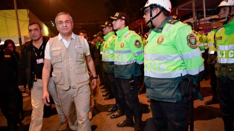 Policía Nacional Mininter Vicente Romero San Juan de Lurigancho Estado de emergencia