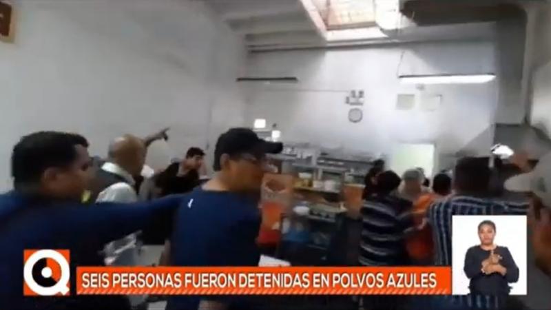 La Victoria: intervención tras robo en restaurante deja seis detenidos