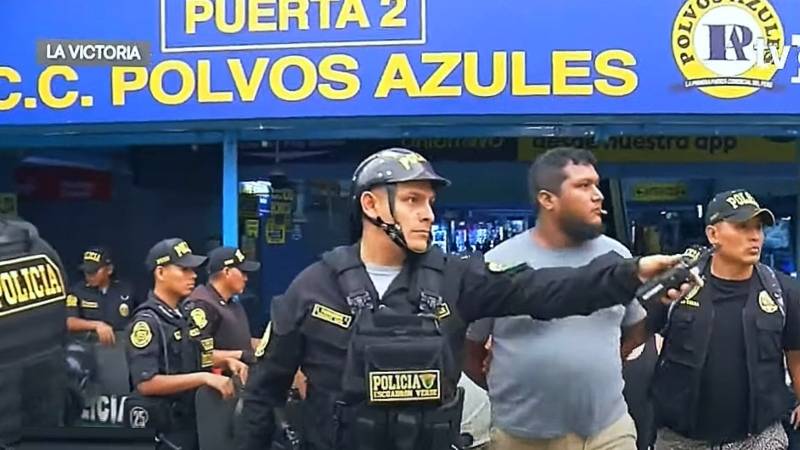 polvos azules centro comercial celulares robados estado de emergencia 