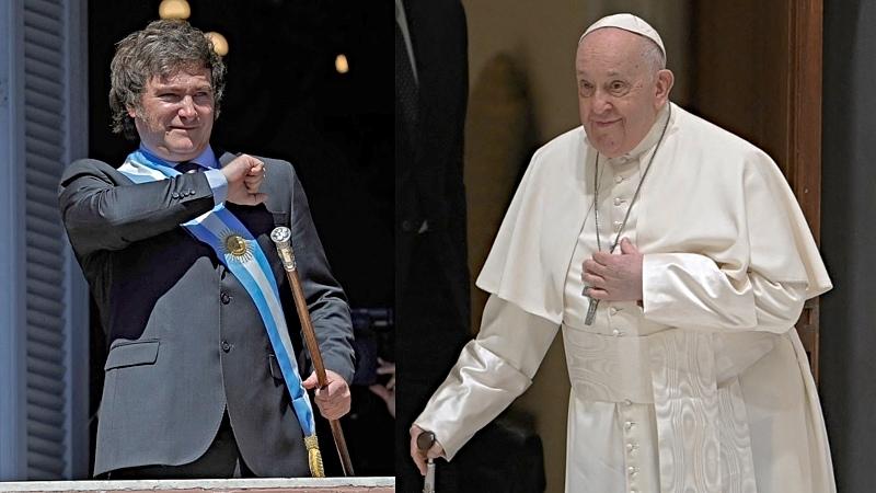 Milei Presidente de Argentina Papa francisco 