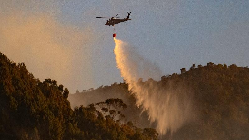 Colombia Bogotá incendio forestal