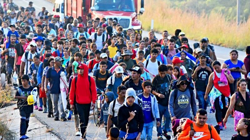 México Caravana migrantes