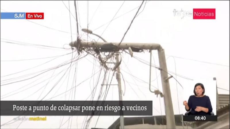 POSTE A PUNTO DE COLAPSAR