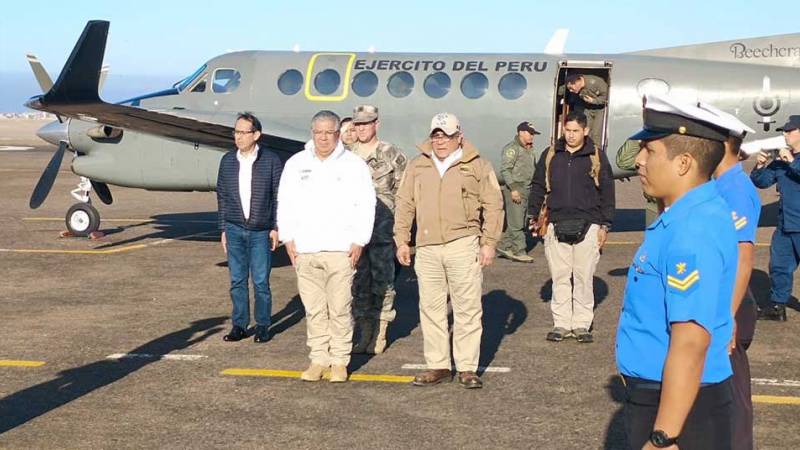 Gustavo Adrianzén  zonas afectadas   sismo en Arequipa