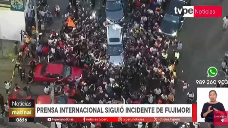 Alberto Fujimori acaparó la programación de las principales agencias de noticias internacionales