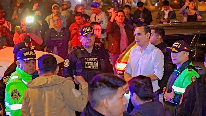 presidente José Jerí Villa María del Triunfo pnp sucamec