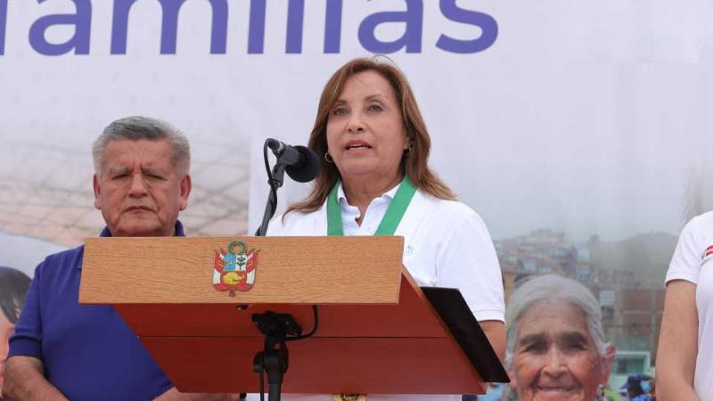 Presidenta Dina Boluarte  títulos de propiedad  La Libertad