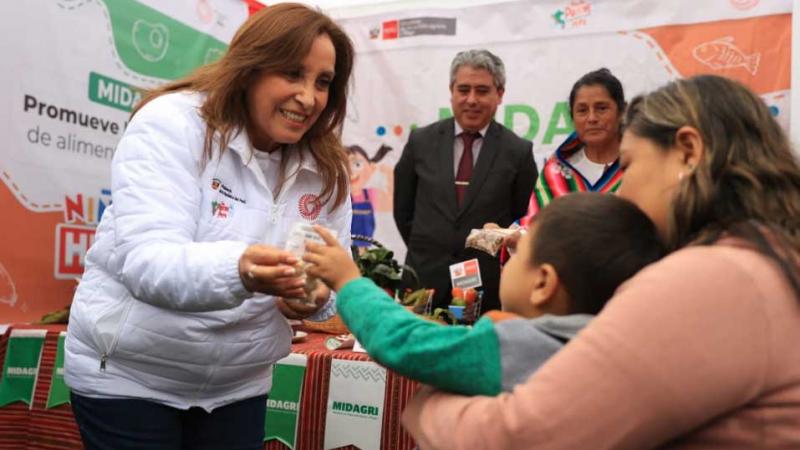 Gobierno  “Niños de hierro” anemia