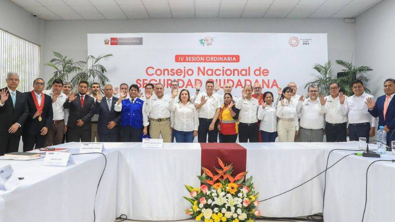 Presidenta Dina Boluarte anuncia nueve acuerdos del Conasec para fortalecer la seguridad ciudadana