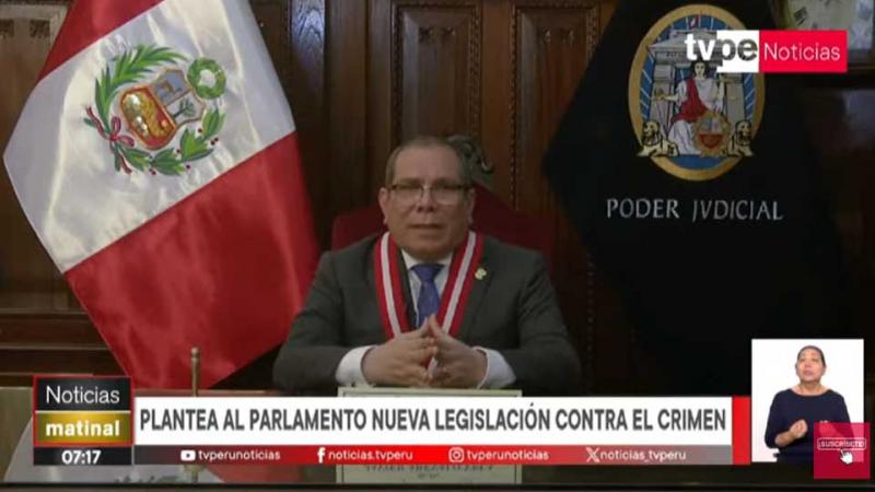 Presidente del Poder Judicial jueces delincuentes