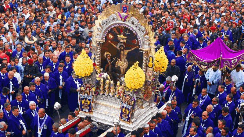 PROCESION SEÑOR DE LOS MILAGROS RECORRIDO 2024