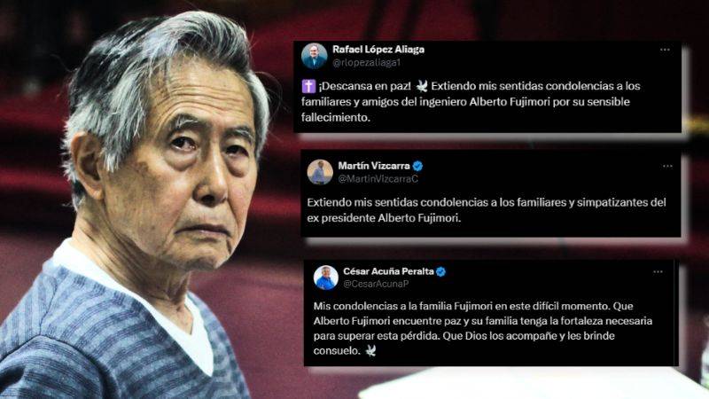 REACCIONES ALBERTO FUJIMORI