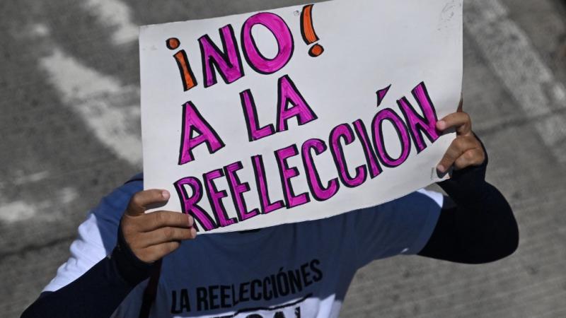 protesta contra gobierno de Nayib Bukele