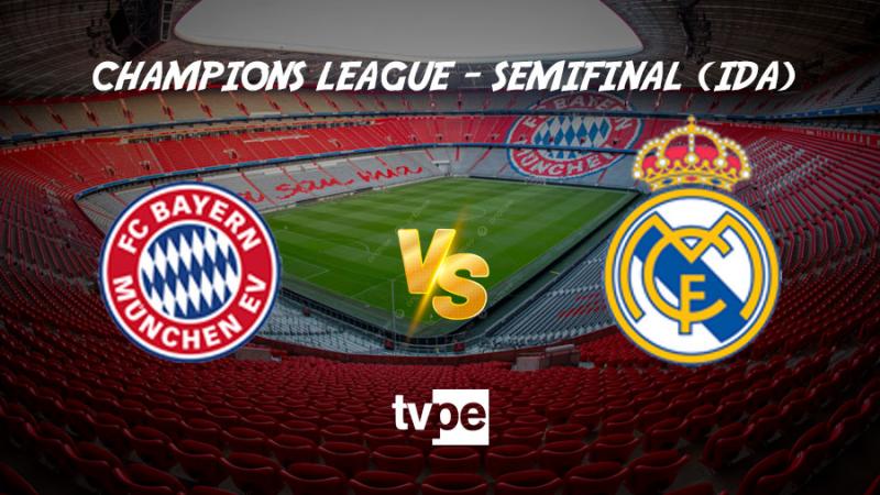 Bayern Munich vs. Real Madrid por la semifinal de la Champions League