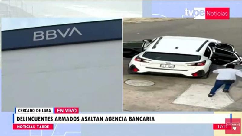 Cercado de Lima: asaltan a sujeto luego de retirar dinero del banco