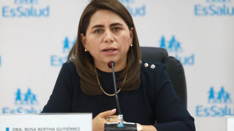 Rosa Guitérrez EsSalud Presidenta ejecutiva de Essalud Ministerio de Salud corrupción Julio Demartini Ministro de Desarrollo e Inclusión Social