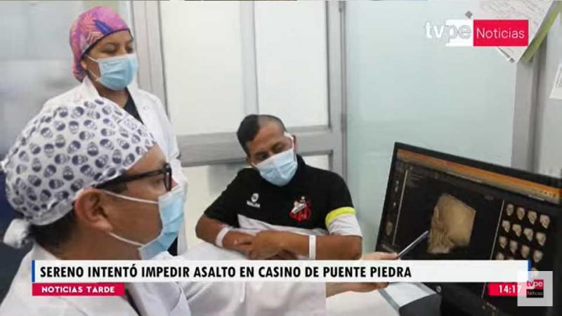 Puente Piedra: sereno que fue herido de bala en el rostro por delincuentes fue dado de alta