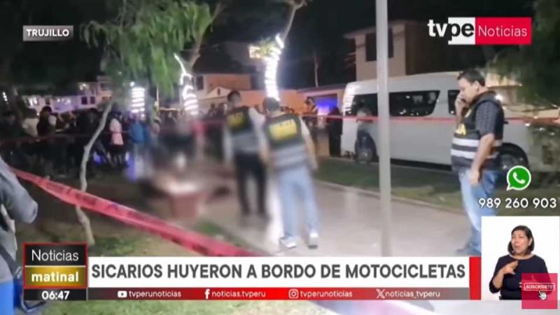 Trujillo padre y sus dos hijos asesinato  parque