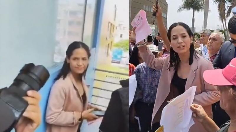Sigrid Bazán Congresista Congreso Comas Municipalidad de Comas redes sociales Alcalde de Comas Instagram Facebook TikTok video