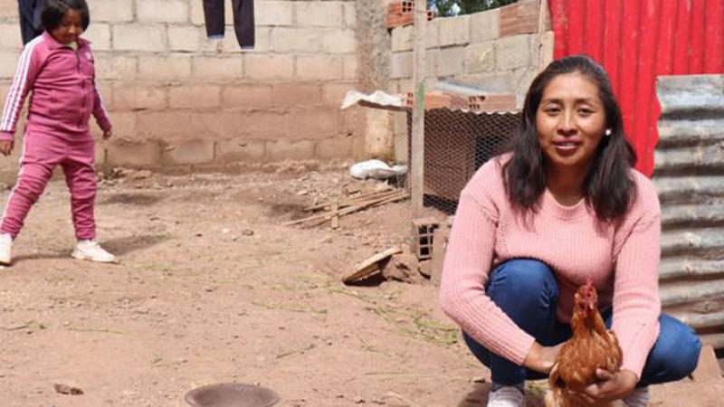 Programa Contigo: El corralito de Allison, emprendimiento prometedor de pequeña de 6 años