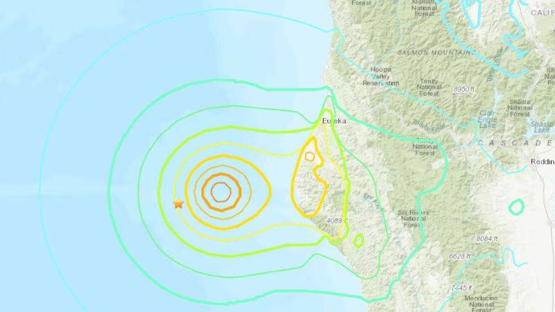 Sismo de magnitud 7.0 sacude el norte de California