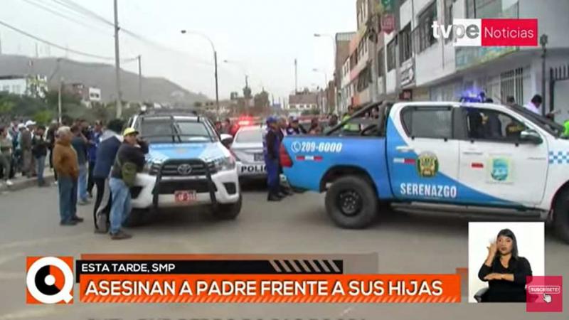 San Martín de Porres asesinato padre de familia 