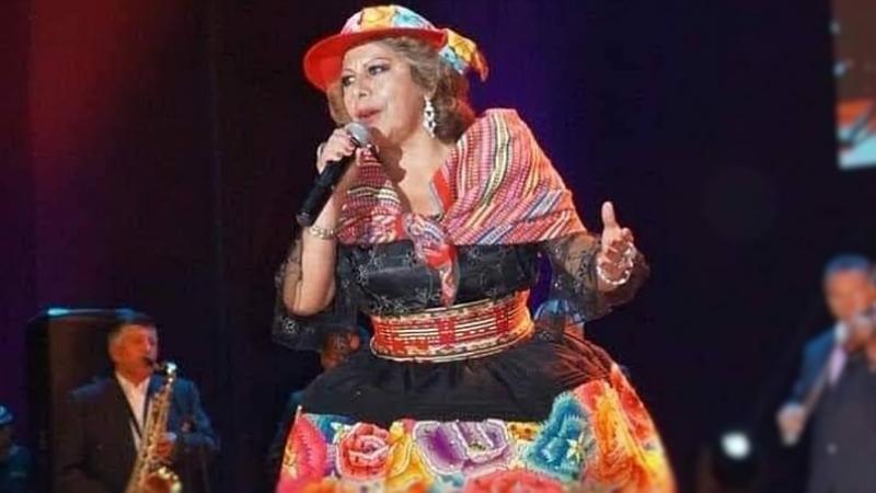 La cantante Beatriz Portales, conocida también como “Huambla de Oro del Perú”, tiene  56 años de trayectoria artística.