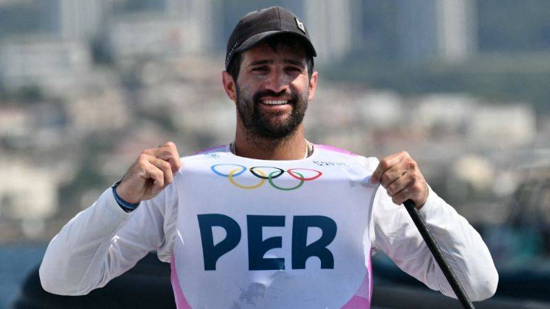 Stefano Peschiera tras ganar medalla de bronce