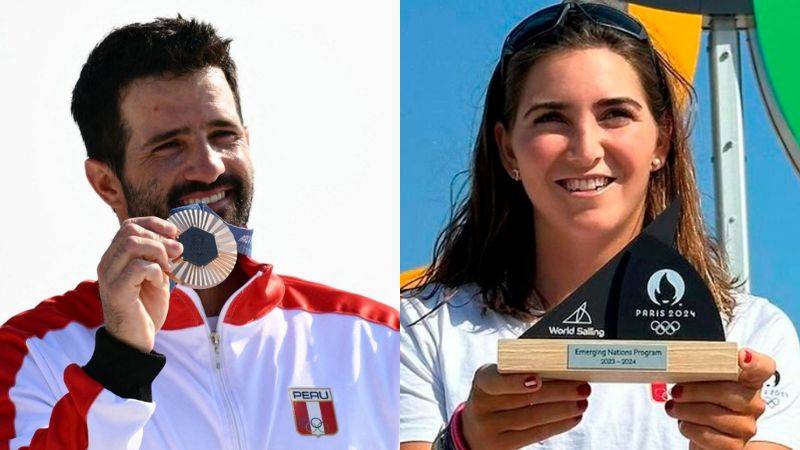 Stefano Peschiera y María Belén Bazo serán abanderados del Team Perú en Clausura de París 2024