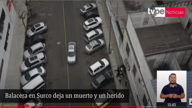 Surco: balacera dejó un muerto y un herido