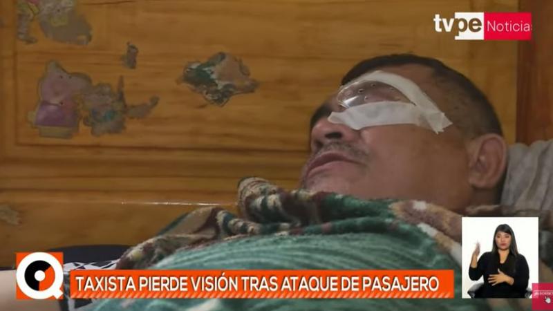 taxista es agredido por pasajero