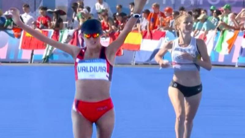 Thalía Valdivia maratón París 2024