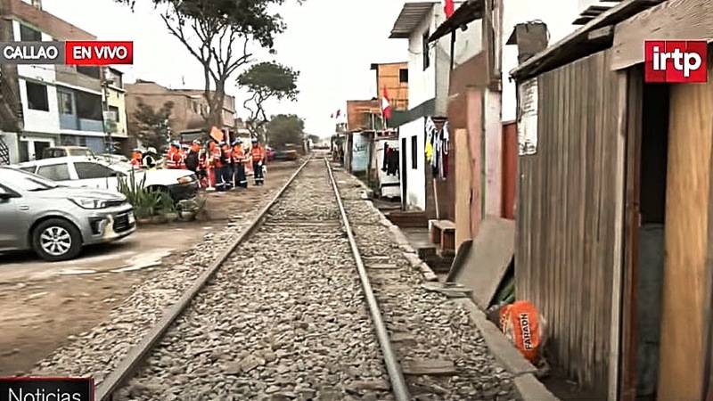 tren callao municipalidad de Lima vía férrea
