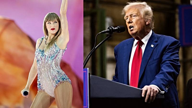 trump harris joe Biden clinton estados unidos taylor swift