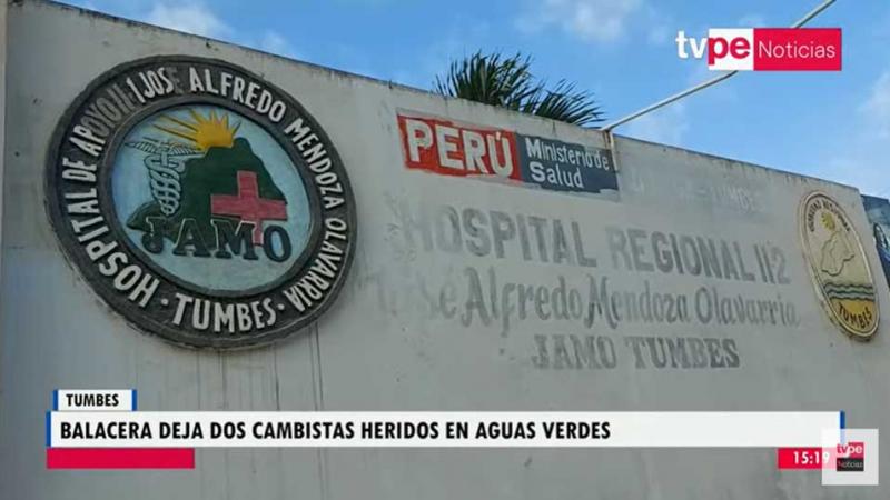 Tumbes: cambistas resultaron heridos de bala en asalto y balacera