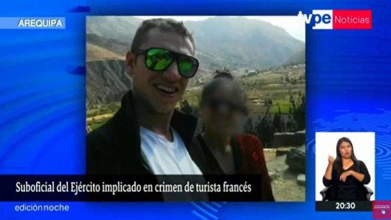 Arequipa: suboficial del Ejército estaría implicado en asesinato de turista francés