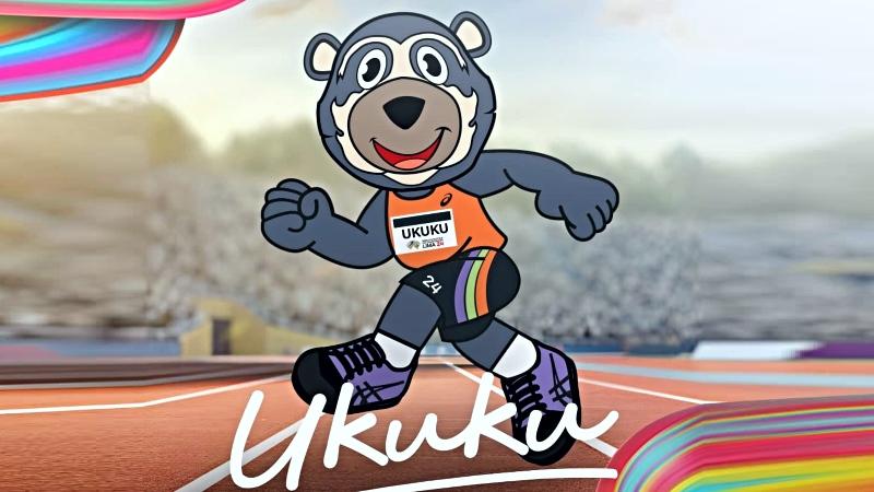 Mascota Ukuku atletismo 