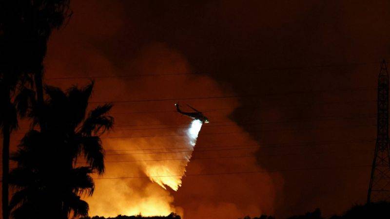 Fuertes vientos de Santa Ana podrían intensificar el fuego, advierte NWS 