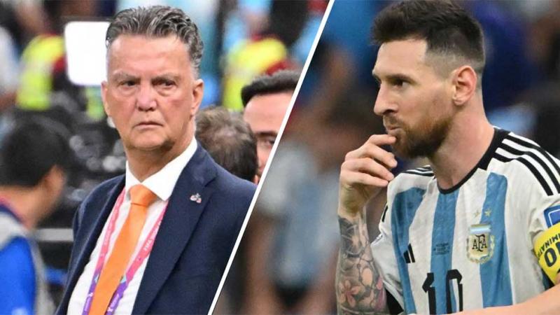 Van Gaal apunta contra Argentina de Messi e insinúa que recibieron ayuda para campeonar en Qatar 2022