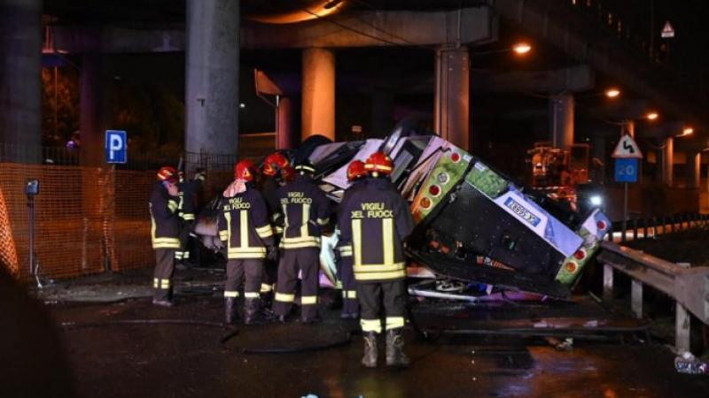 Venecia accidente bus muertos