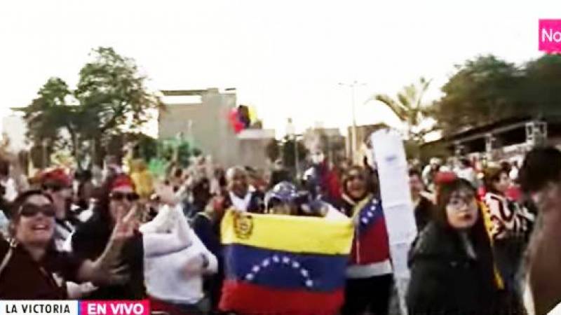 venezolanos en la victoria